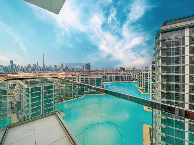 Apartment for Rent in Residence 12 - District One, Dubai - Luxurious Living |Full Lagoon View|Fully Furnished at 200000 AED